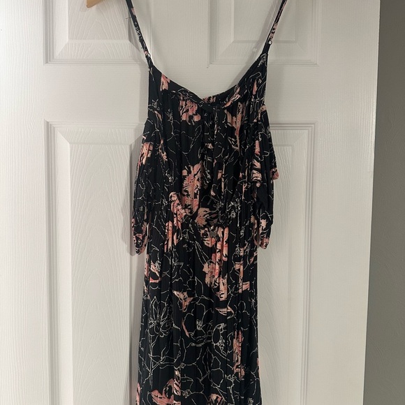Floral Black and Pink Dress - Picture 2 of 2